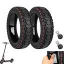 60/70-6.5 Vacuum Tire 10 inch with Built-in Live Glue Repairable for Segway Ninebot Max G30 G30D G30LP G30E Scooters Accessories Self Repairing Non-Slip Shockproof (2 Pack)