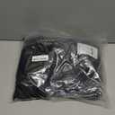 NICETOWN Blackout Draperies Window Curtain Panels, Autumn/Winter Thermal Insulated Solid Grommet Blackout Curtains/Drapes for Cafe (Set of 2, 34 inches by 54 inches, Black)