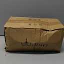 Wellmet Chandelier Shades, ONLY FOR CANDELABRA BULBS, Clip-on Fitter Lamp Shades, 3" X 6" X 5", 6 pcs Set (Bell-3x6x5 inches, Cream white)