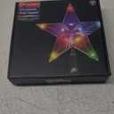 Lumary Christmas Tree Topper 7.6 Inch, Color Changing Xmas Star with Bluetooth App/Remote Control, 80+ Scenes & Music Sync, Multicolor RGB Christmas Tree Decor for Holiday, Multicolor