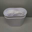 2 Pack 5 Gallon Bathroom Trash Can with Lid, Automatic Motion Sensor White Trash Can, Touchless Slim Waterproof Garbage Bin for Kitchen, Bedroom, Office, and Bathroom