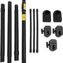 Garosa Adjustable Garland Hanger Expandable Door Frame Wreath Hanging Rack for 31.5 to 67 Inch Wide Doors Indoor Outdoor Use