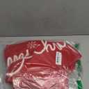 36 Inch Christmas Tree Skirt Red Small Plush Xmas Tree Mat with Merry Christmas Patterns Soft Thick Holiday Decor for Home Party