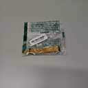 Leather Band Compatible for Fitbit Charge 3/ Charge 4, Replacement Genuine Leather Bands for Women Men (01.Graphite Connector & Frosted Brown)