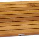 The Original Spa Teak Bath & Shower Mat, 23.3" x 15.8"