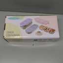 4 Pack Stainless Steel Snack Containers with Lids, 3-Compartments Reusable Lunch Box for Adults, Food Storage Containers Divided Meal Prep Box for Home, Work, Travel