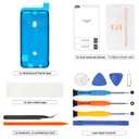 For iPhone 13 Pro Max Lightning Charging Port Replacement (Blue) USB Dock Connector Flex Cable Assembly Includes Waterproof Tape & Tool Kit for A2643, A2484, A2641, A2644, A2645
