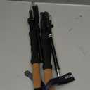 Premium Foldable Hiking Poles by USA Brand - Adjustable, Lightweight Trekking Poles Made of Aircraft Aluminum, Metal Locks Cork EVA Grips (100-120 cm for Height: 5'9" and smaller)