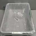 Ggbin Plastic Dish Tubs, Commercial Bus Box/Wash Basin Tote Box, 3-Pack (Grey, 13L)
