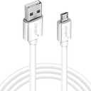 DEEGO Micro USB Cable,15Ft Extra Long PS4 Controller Charger Cable, Enduring Android Charging Cord Compatible with Samsung Galaxy S7 Edge S6,Note 5,Note 4,Moto G5,Android Phone,Kindle Fire,White