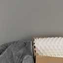 Orthopedic Dog Bed with Sides - Dog Sofa Beds for Medium Dogs, Supportive Foam Pet Couch Bed with Washable Removable Cover, Waterproof Lining and Non-Slip Bottom, Grey - M (28.0"L x 23.0"W x 6.5"Th)