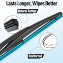 10" Rear Wiper Blade for Honda CR-V 2002-2006 | Rear Wiper Blades for My Car Back Window, Windshield Wipers Replacement Direct Fit OEM Quality All-Season