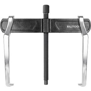 BILITOOLS 10" 2 Jaw Gear Puller, Bearing & Pulley Removal Tool, Internal External Reversible for Flywheel, Gears & Pulleys