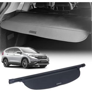 Retractable Cargo Cover Compatible with Honda CRV 2017 2018 2019 2020 2021 2022, Anti-Peeping Rear Trunk Cover Luggage Privacy Security Shield Shade(Canvas)  (for honda crv 2017-2022)