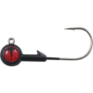 5 x Northland Fishing Tackle Tungsten Jig for Walleye, Bass, & Panfish, Assorted Sizes & Colors (1.5", BLACK)