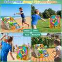 Bean Bag Toss Game for Kids - Cornhole Board Outdoor Toys for Toddlers -Party Activities Carnival Outside Yard Backyard Beach Lawn Games Toy for Kid Boys Girls Age 3 4 5 6 7 8 Year Old Birthday Gifts