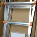 VEVOR 9.5 FT Telescoping Ladder - Compact & Portable Aluminum Extension Ladder, 330lb Load Capacity for Home, Roof, Stairs, Indoor & Outdoor Use