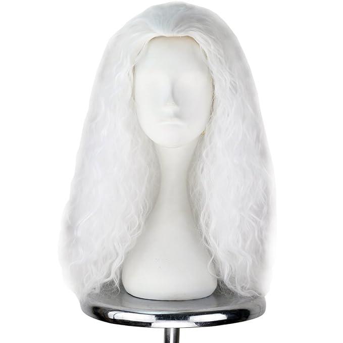 Morph Wig Long Old White Curled