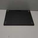 Bamboo Sliding Tray 16"W x 13"D Appliance Slider with Rubber Wheels Sliding Tray for Coffee Maker, kitchen Appliance Sliders for Countertop Air Fryers, Kitchen Stand Mixers, Toasters, Microwave (Black)