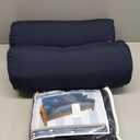 Blazing Needles Solid Twill 8" to 9" Futon Cover Set with 2 Bolster Pillows (Set of 3), Full, Spice