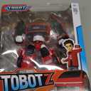 New TOBOT, TOBOT Z, Youngtoys Transforming Collectible Vehicle to Robot, Heroes Animation Character Toys for Kids 3 and up Transform Toys Cars, Large Size 8-inch