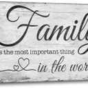 PGINLOTU Family Quotes Canvas Wall Art Large Farmhouse Wall Sign for Living Room Decoration Wooden Board Design Canvas Prints Modern Rustic Artwork Wall Decor -24"x48"