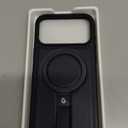 for iPhone 17 Pro Max Leather Case with Stand, Anti-Slip Grip Ring, Fits for MagSafe (Blue, iPhone 17 Pro Max)