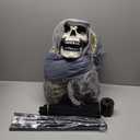 JOYIN 67" Halloween Decorations Outdoor, Life Size Animatronics Grim Reaper, Sound-Actived Haunted House Props Decors with Creepy Sound for Garden Yard Lawn Outside Indoor