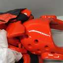 Martial Arts Karate Protective Sparring Gear Package Deal/Gift Adjustable Adult & Youth Headgear, UZJ Gloves & Kicks for MMA, Taekwondo, Boxing Training