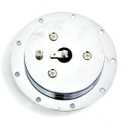 Aluminum Horn Button for 9-bolt Steering Wheels, High Polish Finish 9-Bolt Horn Button, for Most 9-Hole Flat Horn Buttons on the Market Steering Wheel Accessories