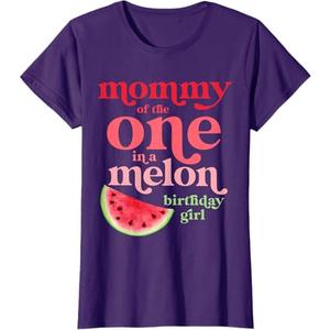 Daddy of the One In A Melon Birthday Girl Watermelon First T-Shirt X