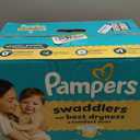Pampers Swaddlers Diapers, Size 2 (10-22 lbs), 148 Count, Absorbent, Keeps Baby Dry and Comfortable, Skin Safe Disposable Baby Diaper