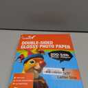 Uinkit 200 Sheets Double Sided Photo Paper Glossy 8.5x11 54lbs Inkjet for Dye Ink 200Gsm Value Bulk Pack Picture 8.5 x 11 9.5Mil for Inkjet Printing Printer (200sheets, 8.5x11)