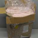 palassio Pink 100% Cotton Quilt California Cal King Size Bedding Sets with 2 Pillow Shams, Oversized Lightweight Bedspread Shabby Chic Coverlet, Soft Bed Cover for All Season, 3 Pieces