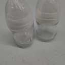 Small Glass Baby Bottle for Newborn Breastfeeding Babies, Preemie & Extra Slow Flow Nipples (SS), Anti-Colic, Breast-Like, 0 Months+, 3 oz, 2 Pack - White (3 Ounce (Pack of 2))