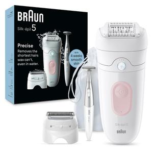 Braun Silk-pil 5 Epilator, Wet & Dry, Lasting Smooth Skin, SE5-230 (Rose Gold)