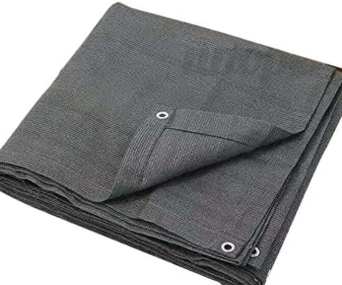 WAPKY Shade Net Sun Mesh 90% Sunblock Shade Cloth Taped Edge with Grommets UV Resistant Shade Sunblock Net Shade Cloth for Greenhouse,Parking Shed (Color : Gray-2, Size : 110x35)