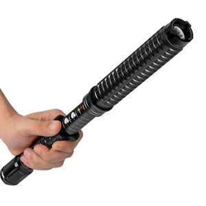 MALTERZER Rechargeable Self-Defense Flashlight Perfect For Pet Walking, Black