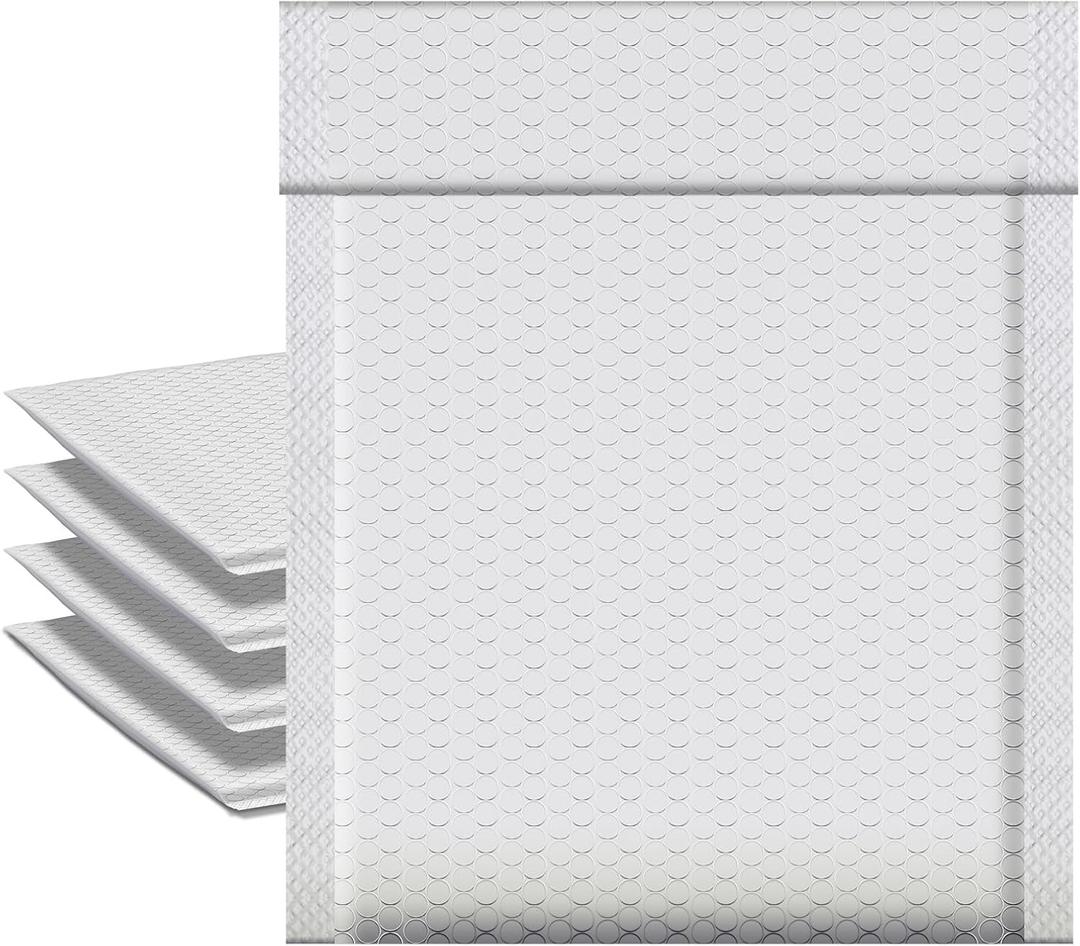 Ireer 5 Pack Extra Large Bubble Mailers 24 x 28" Poly Padded Envelopes Cushioned Mailing Envelopes Bubble Padded Mailers Self Adhesive Waterproof Shipping Bags for Business Gift Packaging