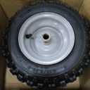 GICOOL 13x5.00-6" Tiller Tire and Wheel, 3/4" Axle Size, 3-1/8" Centered Hub, Compatible with Craftsman & Troy-Bilt Tiller Replacement