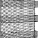 Spice Rack Organizer - Space-Saving Wall-Mount 5-Tier Wire Shelves for Pantry or Cabinets - Kitchen Organization and Storage by Home-Complete (Black)