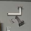 Nolimas Towel Hook Stainless Steel Bathroom Rustproof Clothes Towel Coat Hook Wall Mounted Square Toilet Kitchen, Heavy Duty Door Hanger, 2 Pack, Brushed Nickel