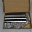 Anbte Solar Panel Bracket Kit, 6 Pcs 7.87 in Aluminium Solar Panel Mounting Rail 30mm/35mm Solar Panel End Clamps, Solar Panel Brackets for Metal Roof, Tin Roof, Flat Roof, Sheet Roof, RV, Silver