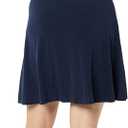 Amazon Essentials Women's Gathered Short Sleeve Crew Neck A-line Dress (Available in Plus Size)