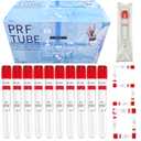 10 ml PRF Tubes-No Additive Collection Tubes for Laboratory PRF Preparation, Individually Wrapped(50P-RED)