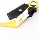 Superbuybox Game Valorant Prime2.0 Karambit Knife Foldable Martial Arts Weapon Model Action Figures Game Toys Collection Keychain Gift Desk Decoration Backpack Pendant Gift