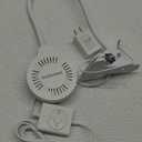 Glocusent 5W Clip on Light, 36 LED Eye Caring Reading Light for Bed, 3 Colors & 5 Brightness Clip on Lamp with Adapter, Perfect Reading Light for Bed Lamp/Bunk Bed Light