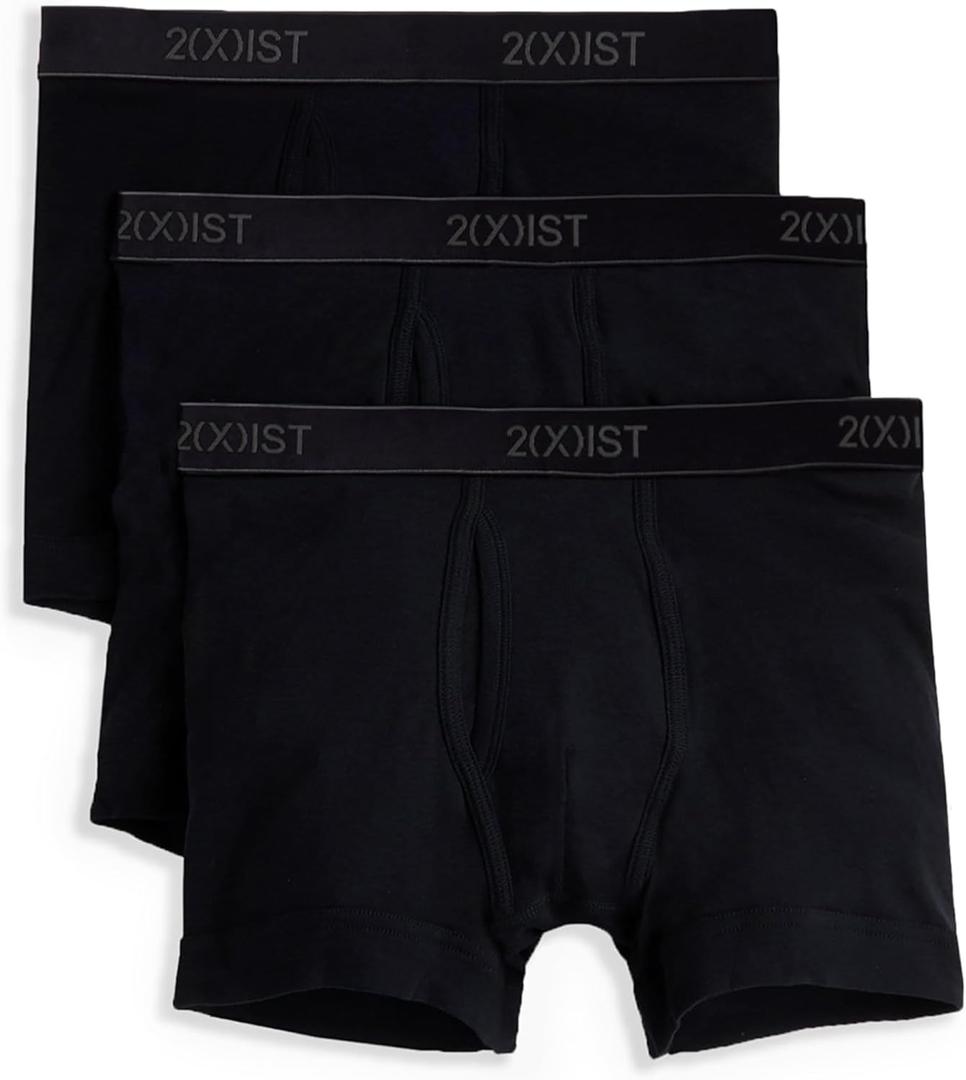 2(X) IST Men's Essential Cotton Boxer Brief 3-pack (Large)