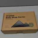 KeaBabies Baby Wrap Carrier - All in 1 Original Baby Carrier Newborn to Toddler Sling, Easy to Wear, Hands Free Bonding, Lightweight, Breathable Infant Wraps (Trendy Black) (One Size (Pack of 1)