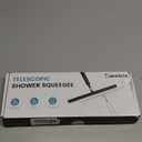 Shower Squeegee Shower for Shower Glass Doors, Squeegee Window Cleaning, 47'' Telescopic Window Washing Kit, Window Cleaning Kit,Professional Window Squeegee, Squeegee Broom Floor (White)